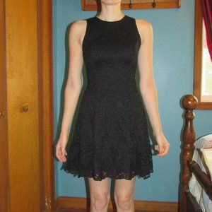 Ann Taylor Black Lace Dress